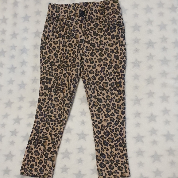 Size 4 H+T leopard / animal print Jeggings - Picture 2 of 6